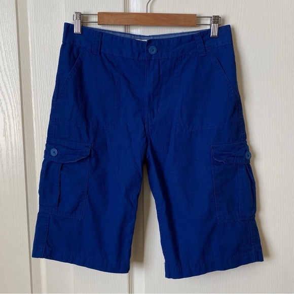 Levi's Boys Blue Ripstop Long Cargo Shorts Relaxed Fit Size 20 Regular - Picture 8 of 8